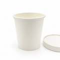 16oz Soup container white card  - 500pk