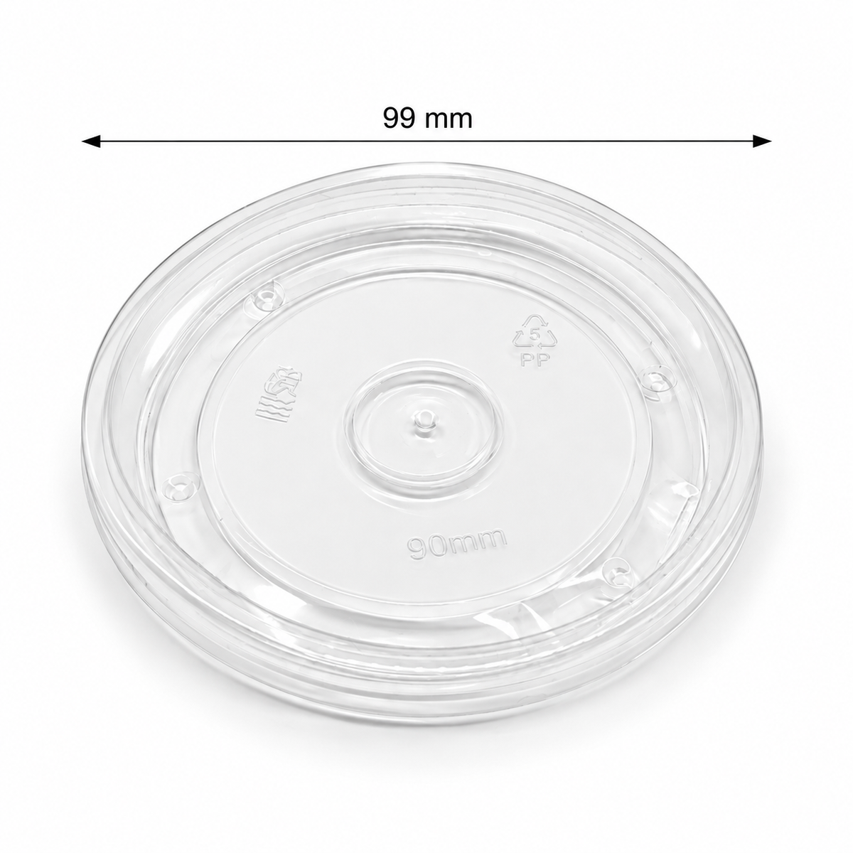 8oz/16oz Soup Container PP LID - 500pk