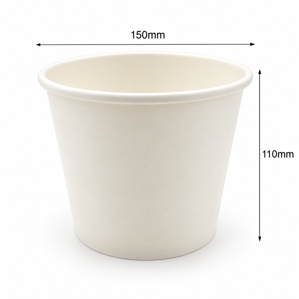 50OZ Noodle Bowl White- 300pk