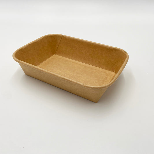 500ml Rectangle Kraft Container - 600pk