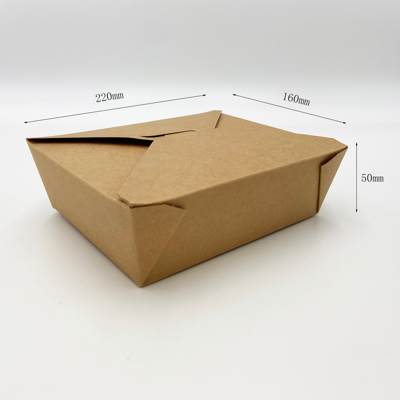 1000ml Kraft Takeaway Box - 200pk